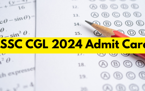 JSSC CGL 2024 Admit Card